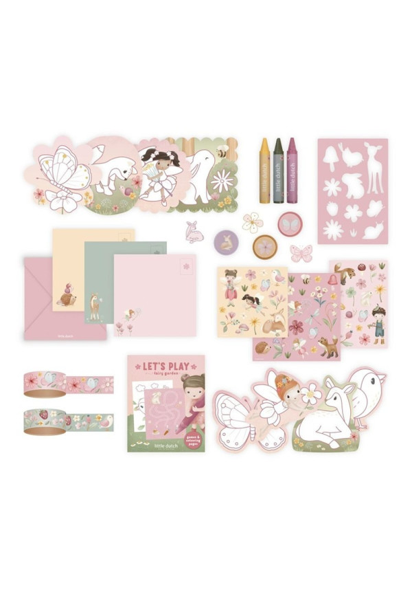 Maleta de creatividad  Rosa Fairy LITTLE DUTCH
