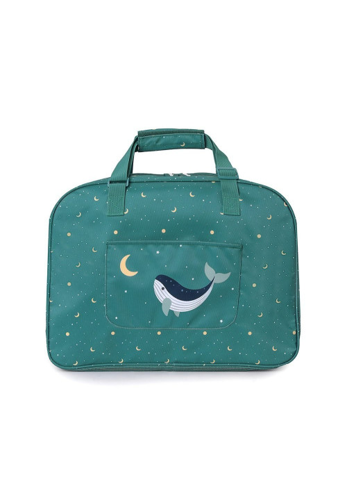 Bolso de Playa con Rejilla Whale Teal MONNEKA