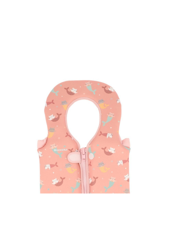 Chaleco Flotador Aprendizaje Mermaid Cats Talla 1-2 años MONNEKA