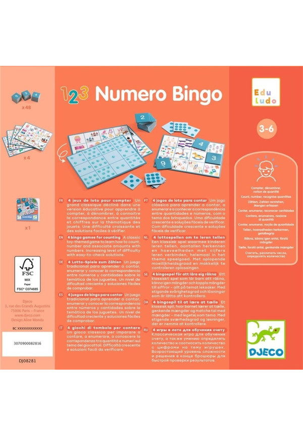 Numero Bingo DJECO