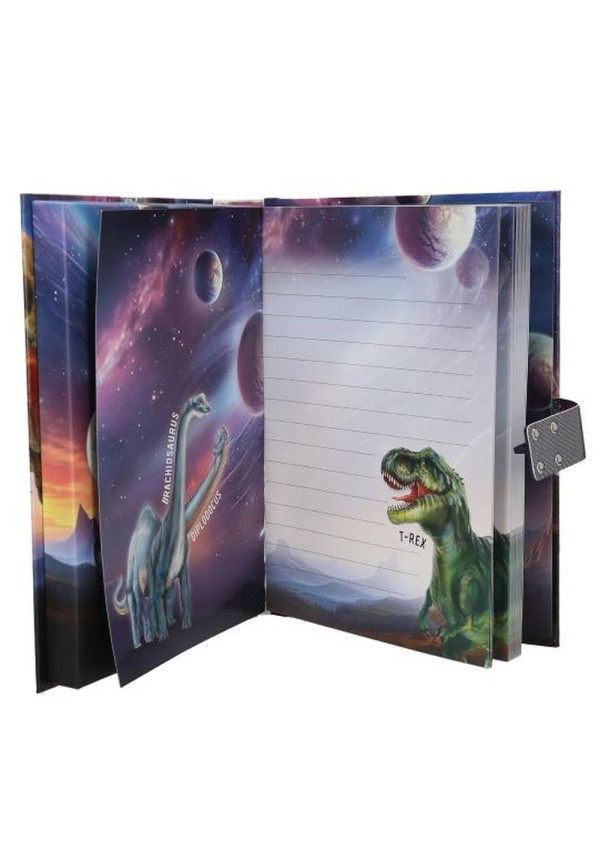 Diario con código y sonido Dino World BY DEPESCHE