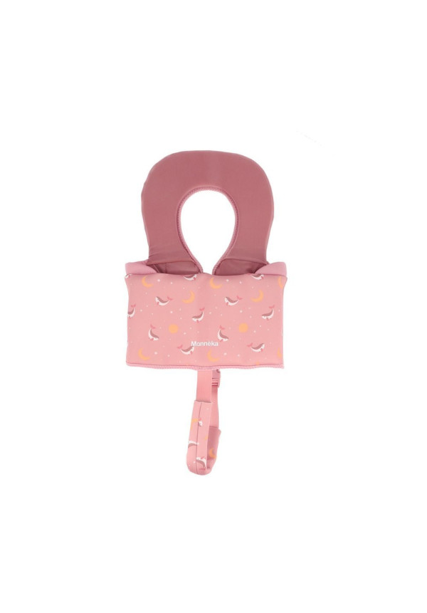 Chaleco Flotador Aprendizaje Whale Pink Talla 1-2 años MONNEKA