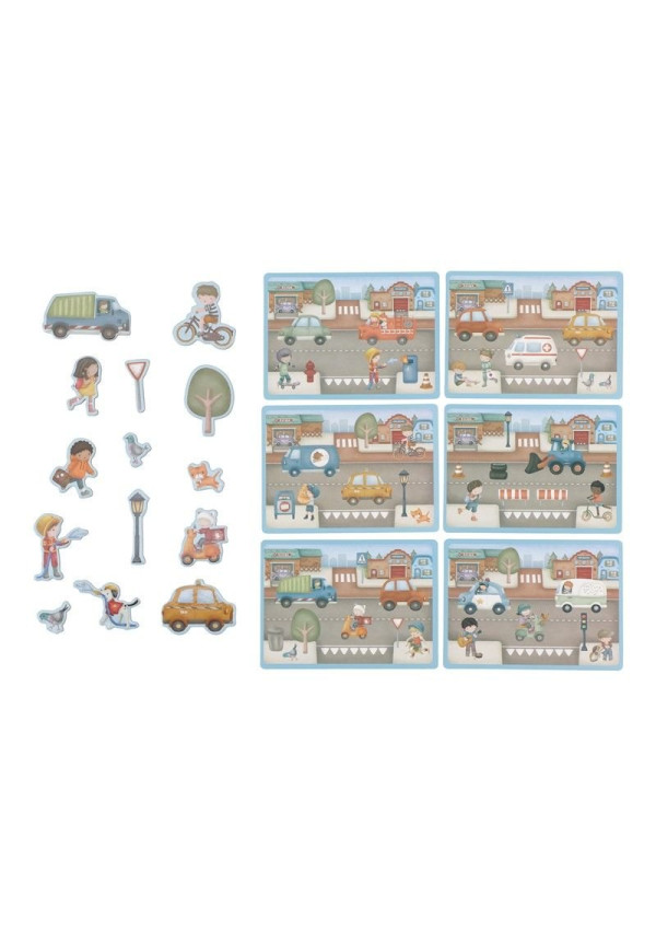 Juego Magnetico Vehiculos LITTLE DUTCH