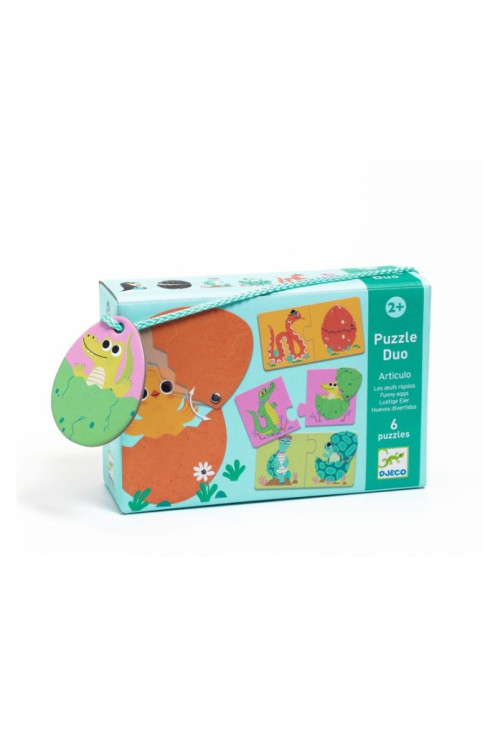 Puzzle huevos divertidos DJECO