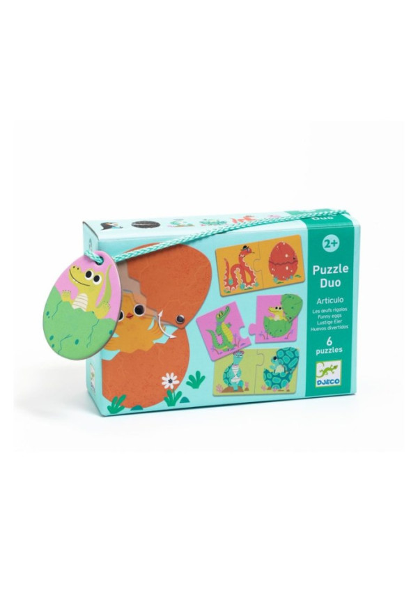 Puzzle huevos divertidos DJECO