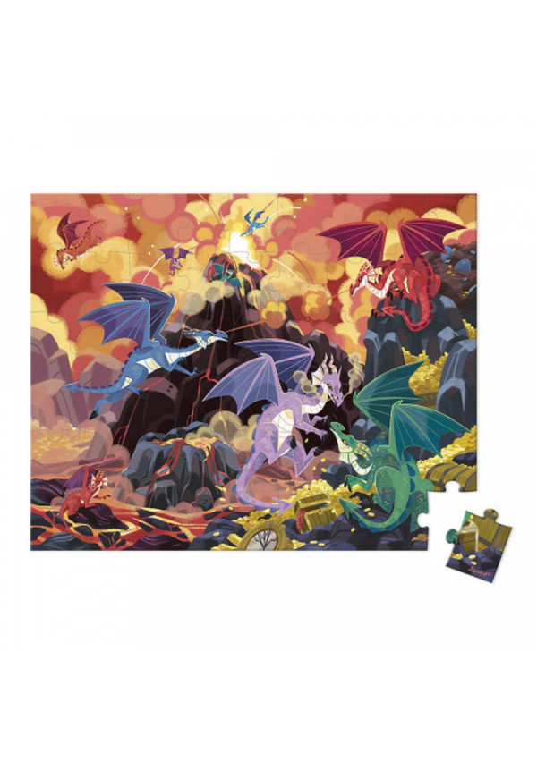 Puzzle tierra de dragones JANOD