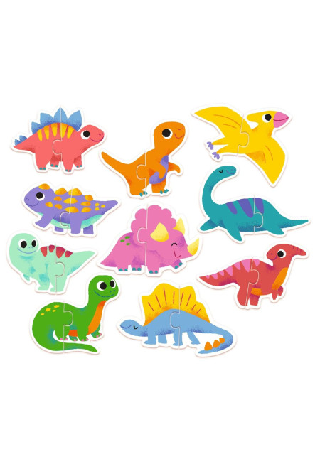 Puzzle dúo dinos DJECO