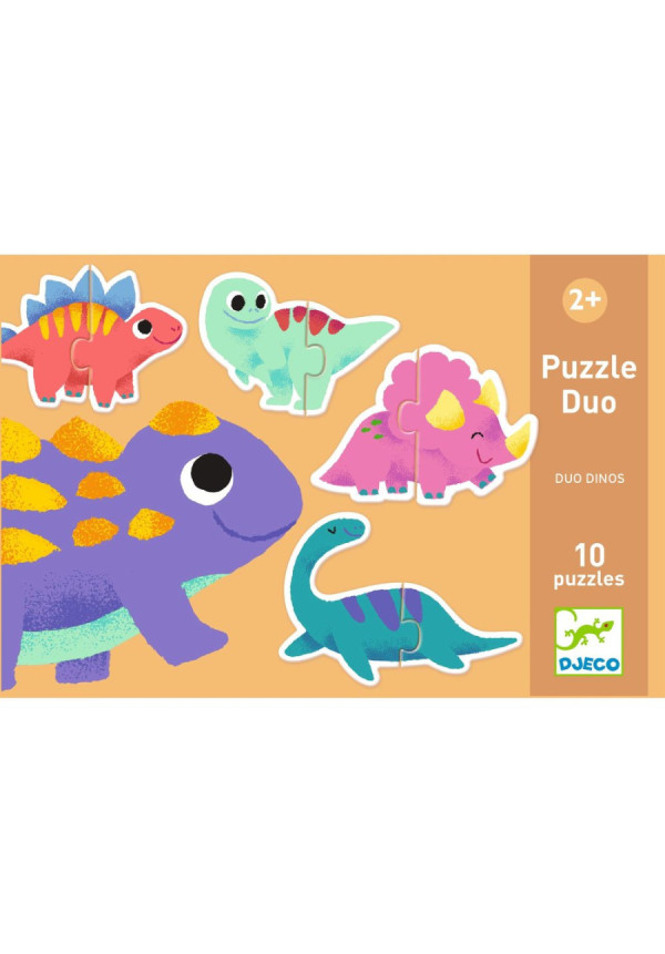 Puzzle dúo dinos DJECO