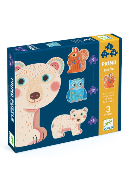 Puzzle evolutivo en el bosque DJECO