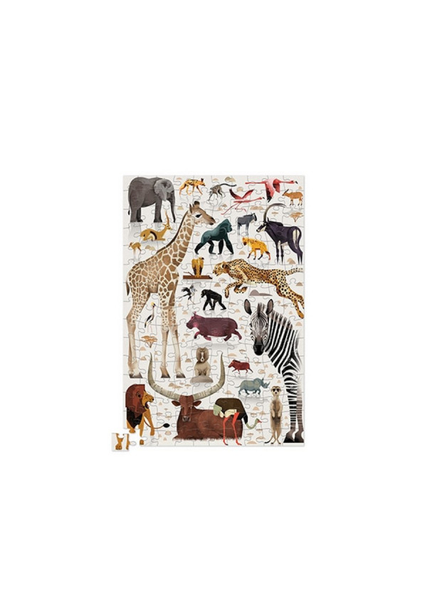 Puzzle hojalata animales africanos CROCODRILE CREEK