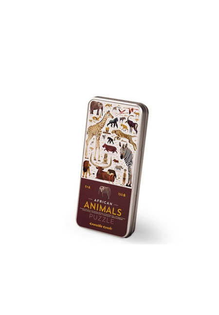 Puzzle hojalata animales africanos CROCODRILE CREEK