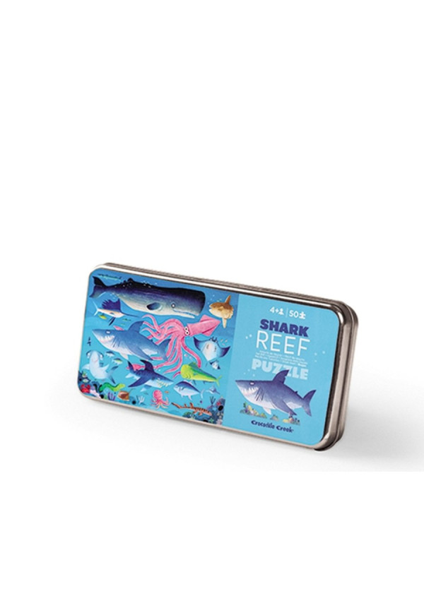 Puzzle hojalata tiburones CROCODRILE CREEK