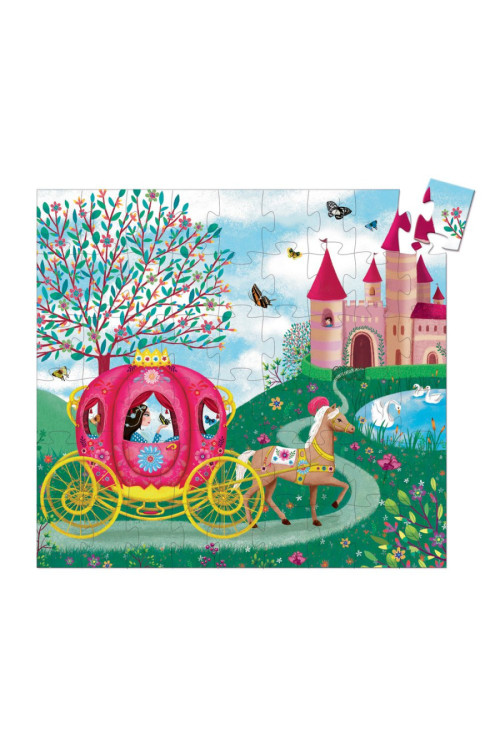 Puzzle silueta el carruaje de Elise DJECO
