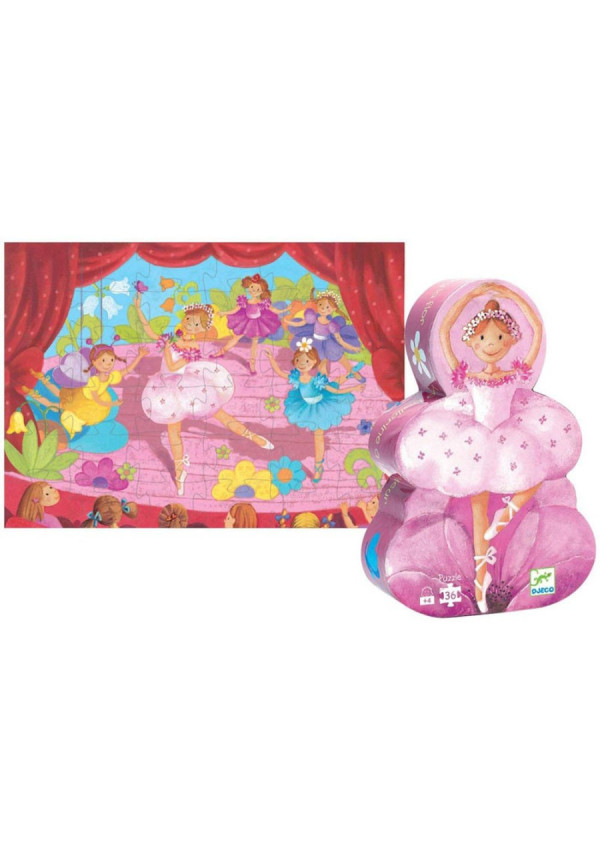 Puzzle silueta Bailarina DJECO