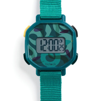 Reloj digital green snakes DJECO