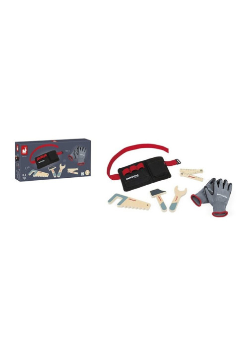 Set guantes y cinturón de herramientas JANOD