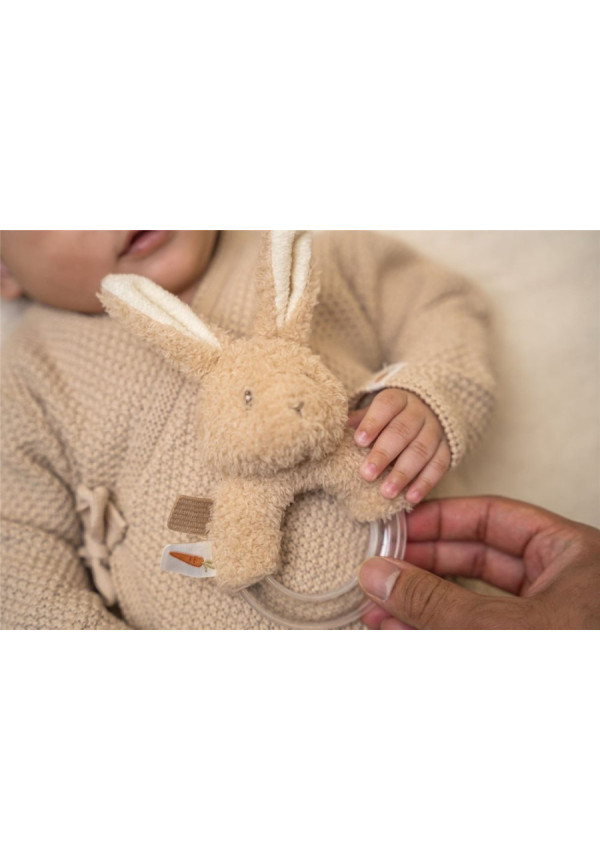 Sonajero anillo conejito baby bunny LITTLE DUTCH