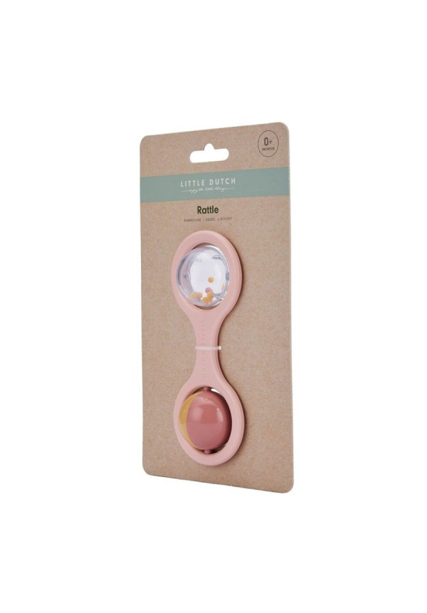 Sonajero clásico rosa LITTLE DUTCH