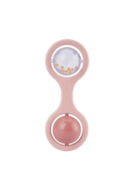 Sonajero clásico rosa LITTLE DUTCH