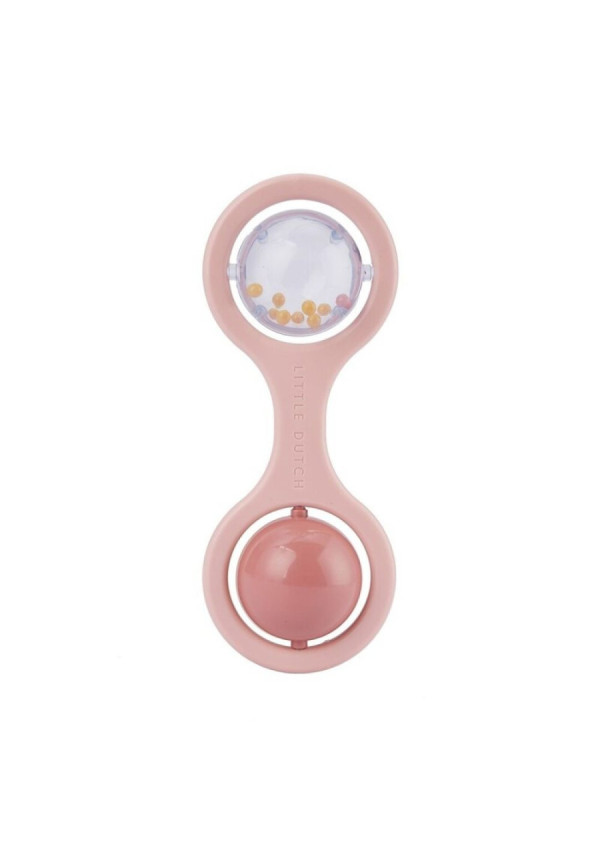 Sonajero clásico rosa LITTLE DUTCH