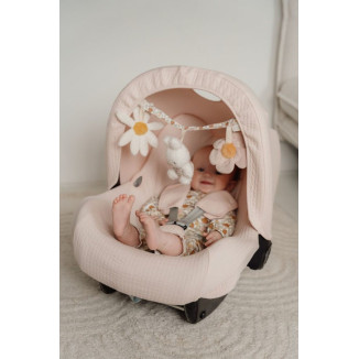 Juguete carrito Miffy vintage flores LITTLE DUTCH