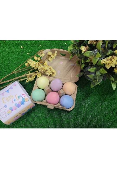 Eggs colors Tizas de suelo LORONETA
