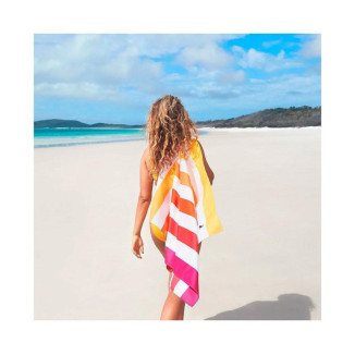 Toalla DOCK & BAY peach sunrise xl