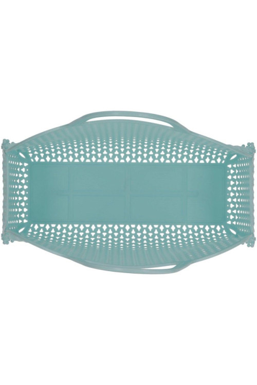 Bolso cesta vintage Aqua