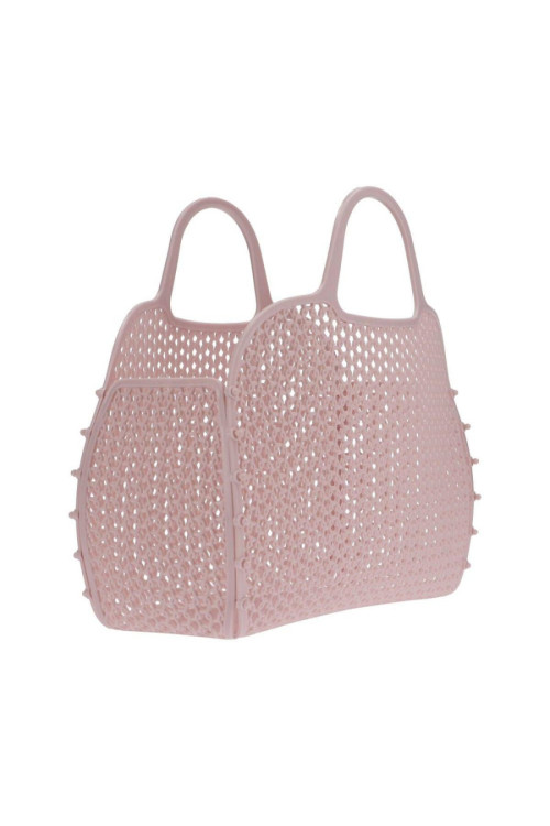 Bolso cesta vintage pink