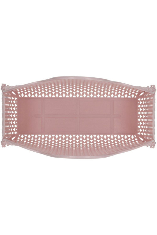 Bolso cesta vintage pink