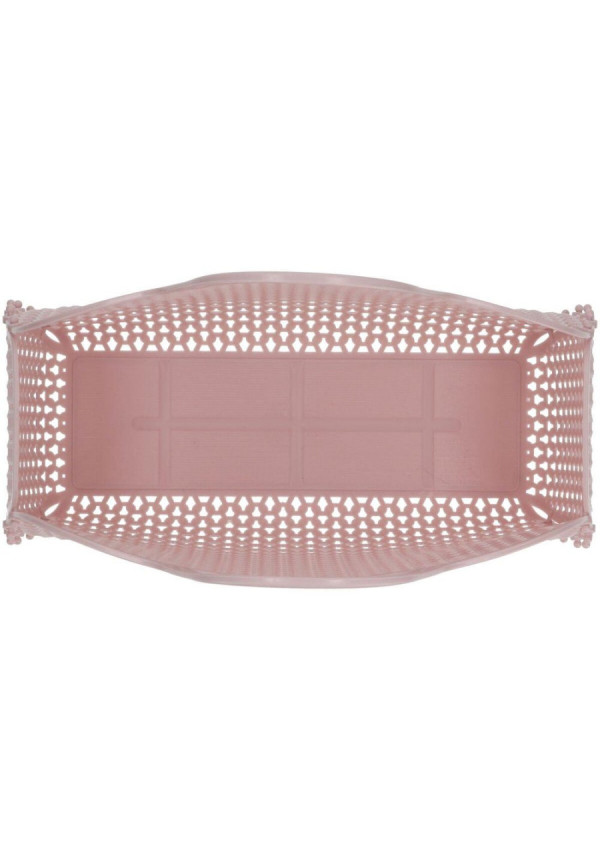 Bolso cesta vintage pink