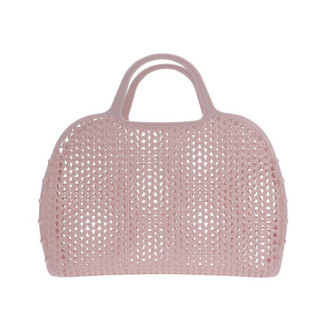 Bolso cesta vintage pink