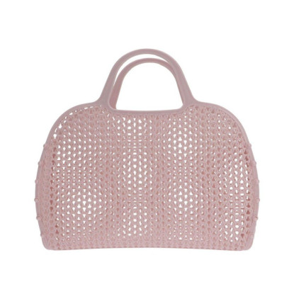 Bolso cesta vintage pink