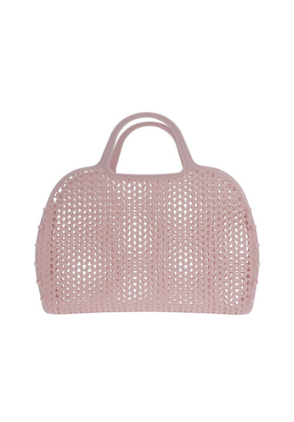 Bolso cesta vintage pink