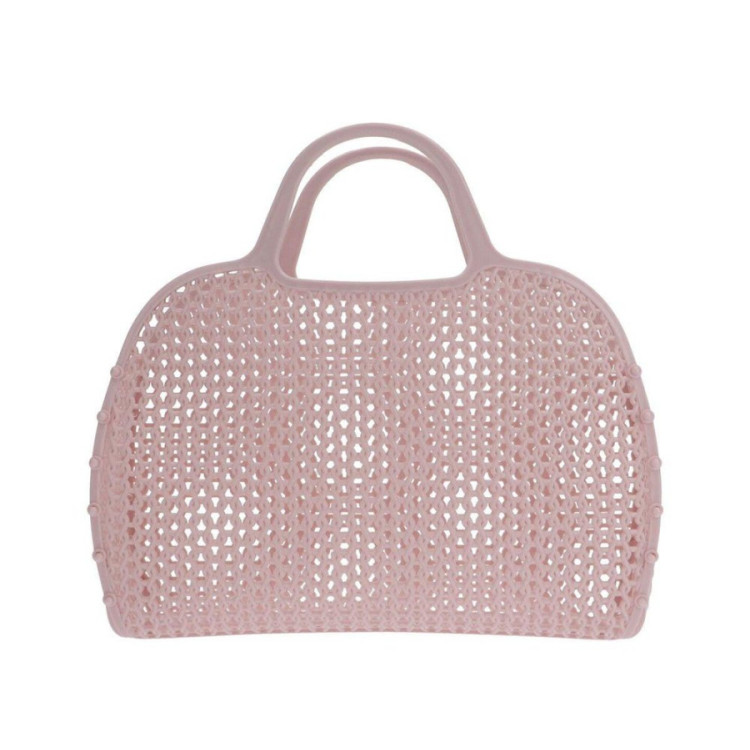 Bolso cesta vintage pink