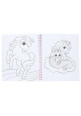Libro de colorear con unicornios y lentejuelas BY DEPESCHE